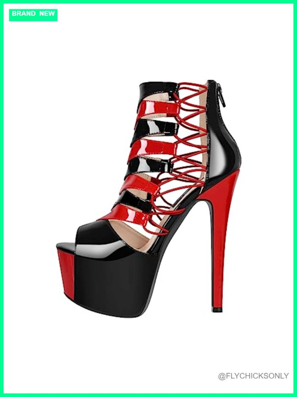 Women's Peep Toe Ankle Boots Platform Stiletto High Heels Booties